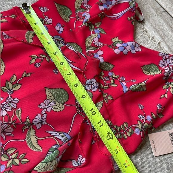 Nanette Lepore Paradise Dreaming Floral Hummingbird Print Maxi Dress - Picture 14 of 16